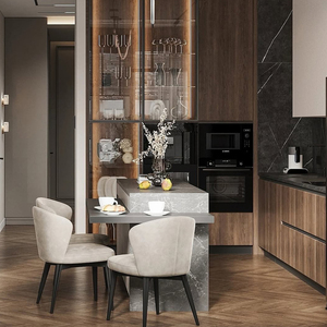 Solución Integral para Proyectos Inmobiliarios Diseño de Modelos 3D Dormitorio Tipo <span class=keywords><strong>Penthouse</strong></span> Sala de Estar Muebles con Características de Almacenamiento Personalizables - Product Image 4