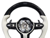 Volant Noir Brillant pour F10 F20 F30 F31 F32 M3 F80 M4 F82 X5 E70 E88 E46 E60 E90 E92 E39, Prise en Charge de Toute Personnalisation