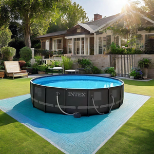 Intex <span class=keywords><strong>Ultra</strong></span> <span class=keywords><strong>Frame</strong></span> 26330 549x132cm PVC redondo sobre el suelo <span class=keywords><strong>piscina</strong></span> para adultos grande y hermosa para niños y recién nacidos - Product Image 3