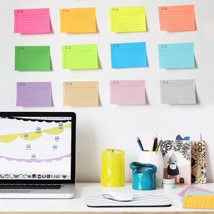 Sticky <strong>Note</strong> Message <strong>Note</strong> To DO Planner Fluorescent Paper Notepad Self-adhesive Decorative Sticker Customizable LOGO - Product Image 5