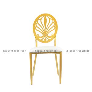 Fabbrica diretta evento pranzo impilamento sedie di nozze in ferro per banchetti - Product Image 3