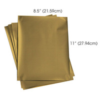 Vente en gros d'étiquettes autocollantes à gratter A4 dorées et argentées, découpées comme vous le souhaitez, papier autocollant à gratter de 8.5x11 pouces
