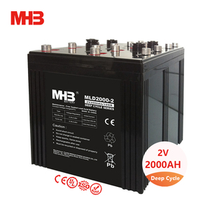 แบตเตอรี่ตะกั่วกรดแบบ Deep Cycle รุ่น Mhb MLD2000-2 Vrla Solar Storage 2v 2000ah สำหรับระบบศูนย์ข้อมูล - Product Image 1