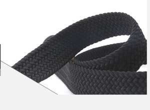<span class=keywords><strong>Ceinture</strong></span> tissée ajustable unisexe en tissu élastique coloré avec boucle ardillon, <span class=keywords><strong>corde</strong></span> extensible <span class=keywords><strong>tressée</strong></span>, pour pantalon - Product Image 5