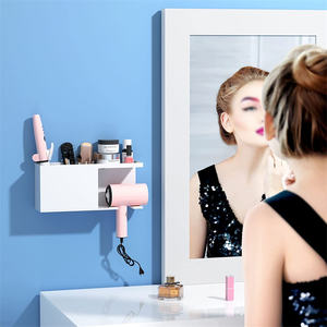 Support de sèche-cheveux en acrylique, <span class=keywords><strong>prix</strong></span> d'usine, organisateur transparent sur comptoir, support de rangement, porte-sèche-cheveux, salle de bains - Product Image 6