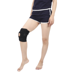 Ginocchiera traspirante ad <span class=keywords><strong>alta</strong></span> elasticità regolabile <span class=keywords><strong>rotula</strong></span> e supporto menisco per l'alpinismo - Product Image 5