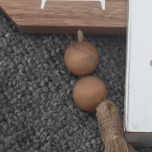 La <span class=keywords><strong>casa</strong></span> è dove <span class=keywords><strong>sono</strong></span> con te con nappe e perline in legno, decorazioni Decorative <span class=keywords><strong>a</strong></span> forma di <span class=keywords><strong>casa</strong></span> in legno, decorazioni da tavolo indipendenti - Product Image 1