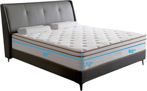Taille personnalisée de <span class=keywords><strong>matelas</strong></span> en latex anti-acariens, vente directe d'usine de surmatelas avec 4 <span class=keywords><strong>cm</strong></span> de <span class=keywords><strong>hauteur</strong></span> - Product Image 2