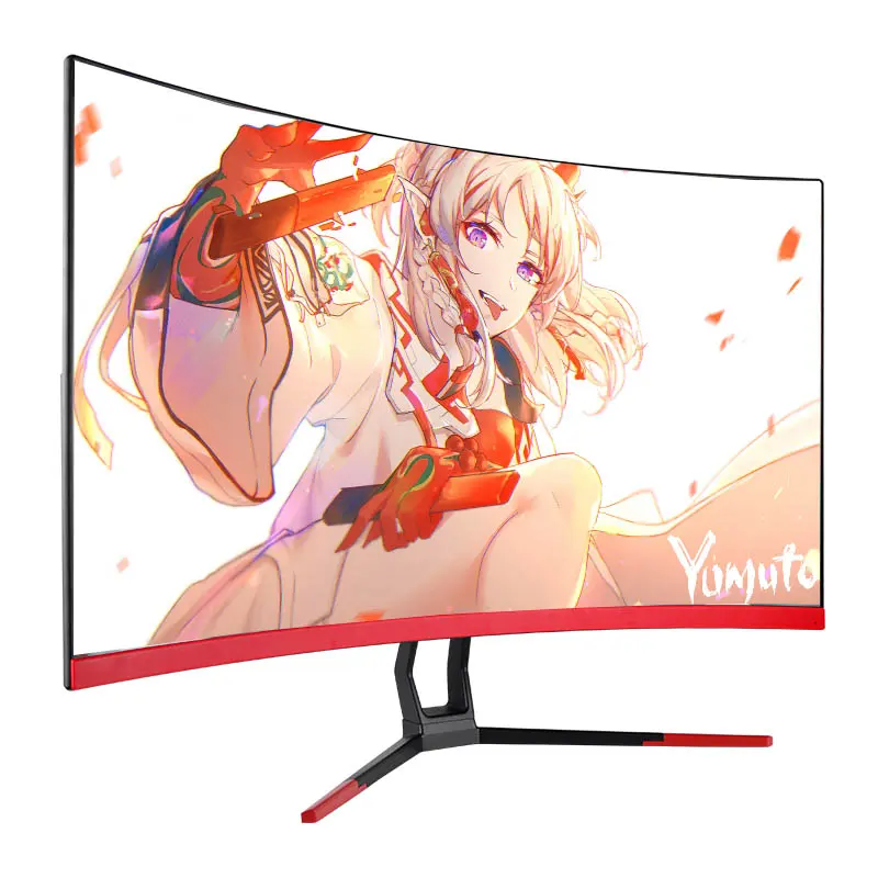 Factory Hot Sell FHD 165 HZ 75Hz R1800 Curved Lcd 27 Inch Curved Monitor Gaming