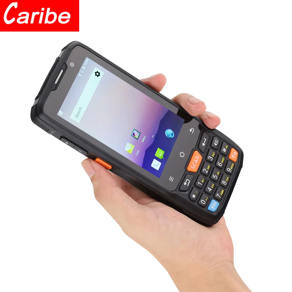 Caribe Mới Pl-40L Cầm Tay Pda Thiết Bị Đầu Cuối Wifi 2D Máy Quét Mã Vạch Thu Thập Dữ Liệu Thiết Bị Cho Hậu Cần Kho