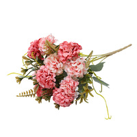 Fleurs d'hortensia artificielles pour la décoration de la maison et de mariage, fabricant en gros d'arrangements floraux, ornements d'extérieur