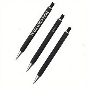 Stylo publicitaire hexagonal blanc mat à pointe bille avec logo, impression UV, corps métallique, encre bleue/noire 1,0 mm pour l'hôtel Sheraton - Product Image 1