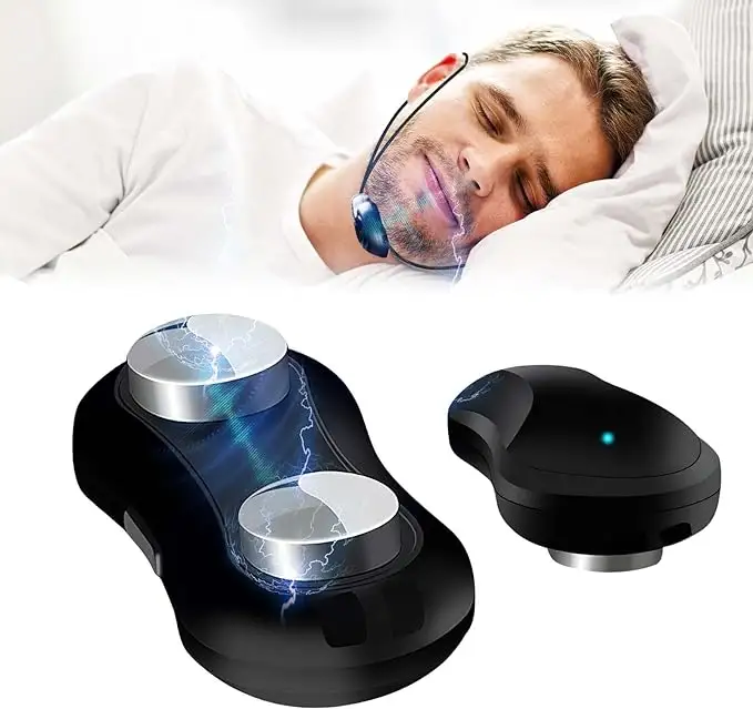 Portable Intelligent Throat Pulse snoring Corrector Adult Anti snoring Artifact Electric Anti snoring Device Sleep Instrument