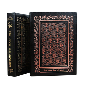 สมุดโน้ตปกแข็งกระดาษคราฟท์หุ้มหนัง PU คุณภาพสูงสไตล์ยุโรปและอเมริกา ลายนูน<span class=keywords><strong>สาม</strong></span><span class=keywords><strong>มิติ</strong></span> ขนาด B6 ขายดี - Product Image 1