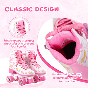 Patins à roulettes PAPAISON avec roues en PU 82A et roulements ABEC-7, légers et durables, chaussures de sport d'extérieur pour adolescents/adultes - Product Image 3