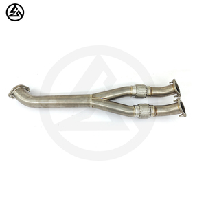 ท่อไอเสียไทเทเนียม csz สำหรับ Nissan <span class=keywords><strong>GTR</strong></span> <span class=keywords><strong>R35</strong></span> 3.8T ท่อกลาง V6ท่อกลาง <span class=keywords><strong>GTR</strong></span> - Product Image 6