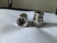 Acoplamiento de Conexión Rápida Personalizado OEM de Titanio Gr5 Ti-6Al-4V, Mecanizado CNC de Alta Presión, Resistente a la Corrosión, para Sistemas Hidráulicos y Neumáticos