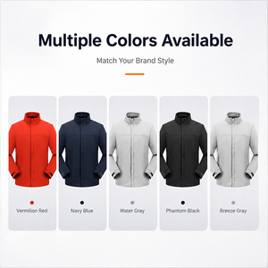 Chaqueta de trabajo impermeable y cortavientos con bordado personalizado para uniforme de empresa y eventos de team building. - Product Image 2