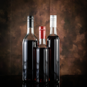 Envase Clásico Redondo para Licor Pernod Sherry Cider, Botella de Vidrio Transparente para <span class=keywords><strong>Pisco</strong></span>, Champán, Vino Claret de 375/500/750 ml con Tapa ROPP - Product Image 1
