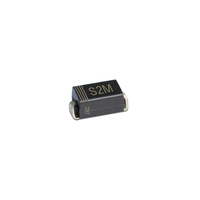 Diodo rectificador s2m 2a 1000v, smd rl207 mark s2m DO-214AC testador ultra-fino, tensão 1kv, recuperação padrão de diodo 2a1000v