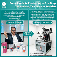 Machine d'impression sérigraphique pour gobelets en papier, bouteilles en plastique rondes et verre, imprimante automatique à écran, prix de fabrication
