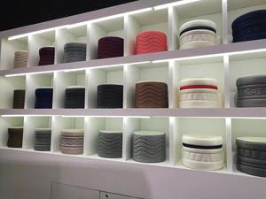 Colchón teñido con hilo superventas Borde lateral 250gsm Guata de polietileno Borde de colchón ultrasónico - Product Image 4