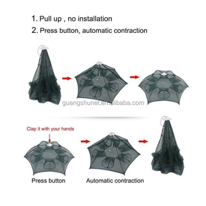 Piège à crabe pliable <span class=keywords><strong>pour</strong></span> crabe bleu, carpe, méné, facile à transporter partout - Product Image 3