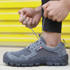 Scarpe antinfortunistiche da <span class=keywords><strong>lavoro</strong></span> da uomo in pelle antiscivolo da <span class=keywords><strong>lavoro</strong></span> con punta in acciaio - Product Image 3
