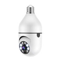 Caméra Ampoule LED E27 Sans Fil Haute Qualité Vision Nocturne 360, Mini Caméra de Sécurité IP CCTV Numérique Wifi 5G/2.4G AC E27
