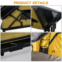 Tente de toit rigide End Up ABS antibactérienne, imperméable, profil bas, 4 saisons, pour SUV et camion