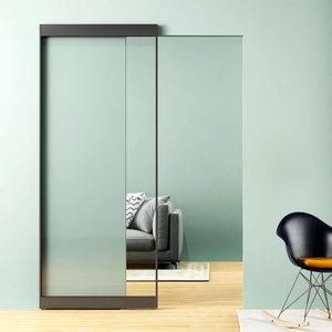 <span class=keywords><strong>Puerta</strong></span> <span class=keywords><strong>Corredera</strong></span> <span class=keywords><strong>de</strong></span> Patio Moderna y Elegante sin Marco, Personalizable, <span class=keywords><strong>de</strong></span> Aluminio con Cristal Oculto, Puertas Correderas Empotradas en la <span class=keywords><strong>Pared</strong></span> - Product Image 6