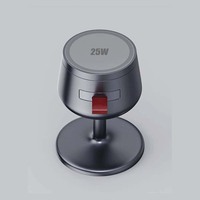 Nouveauté : station de charge sans fil magnétique pliable 3-en-1, type verre à vin, pour téléphone, montre et écouteurs, charge rapide 25W.