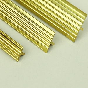 Les profils de garniture de carreaux de cuivre en forme de T modernes du fabricant vietnamien matériau de construction décoratif à haute brillance OEM ODM raisonnable - Product Image 4