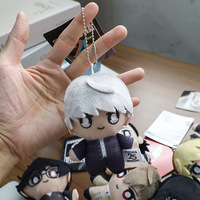 9 modèles de porte-clés en peluche de style japonais, anime, personnage, poupée en peluche, pendentif, figurine en peluche, jouet