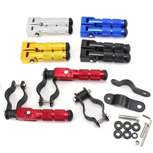 Nuovo Set di Pedane Pieghevoli Universali in Lega di Alluminio CNC per <span class=keywords><strong>Moto</strong></span> - Product Image 1