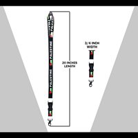Porte-clés en lanière réversible drapeau palestinien, livraison gratuite, boucle à pression à dégagement rapide et fermoir en métal