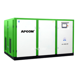 เครื่องอัดอากาศแบบสกรูโรตารี่อุตสาหกรรม ปราศจากน้ำมัน 132 160 185 200 220 250 กิโลวัตต์ 8 10 บาร์ เสียงเบา ทำงานต่อเนื่องได้อย่างเสถียร - Product Image 1