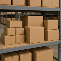Boîtes aux lettres en carton ondulé personnalisables, matériaux recyclés, impression quadricolore 80g/m² pour l'emballage et le transport en détail