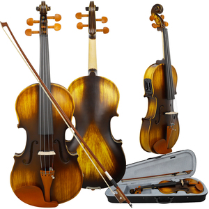<span class=keywords><strong>Violon</strong></span> Électro-Acoustique Mat Astonvilla AV-E310 4/4 Professionnel avec Égaliseur, Accessoires en Bois de Jujube et Étui – Prix de Gros - Product Image 1