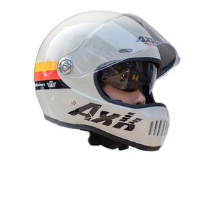 หมวกกันน็อครถไฟฟ้าสำหรับผู้ชายวัสดุ PP หมวกกันน็อคแบบย้อนยุคใช้แบตเตอรี่ - Product Image 1