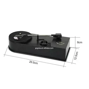 LP الفينيل أقراص دوارة الفونوغراف سجل مشغل الصوت USB المحمولة إلى MP3/واف/CD محول