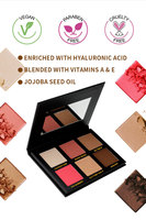 Vente en gros OEM Logo personnalisé Vegan Marque privée DIY Palette de fard à joues de maquillage minéral avec pigments durables Finition naturelle