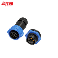 Runder IP67 Wasserdichter 300V 15A Steckverbinder Selbstverriegelndes Strom- und Signal-Hybrid-Stecker-Set für Industrieautomation und E-Bike-Motoren