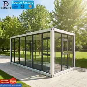 Maison préfabriquée <span class=keywords><strong>en</strong></span> conteneur maritime <span class=keywords><strong>en</strong></span> verre portable de 20 pieds et 40 pieds, facile à assembler, conteneur modulaire <span class=keywords><strong>en</strong></span> kit - Product Image 1