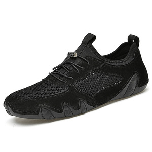 Breathable Mesh <b>Shoes</b> for Men Quick Lace Casual <b>Shoes</b> Lightweight Walking <b>Shoes</b> <b>Soft</b> Flexible Sole Suitable For Outdoor Daily - Product Image 2