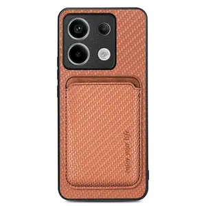 For Redmi K70 Note 8 9 10 11 9A 9C 10C 11T With Wallet PU Leather Wireless Magnetic Charging Phone Case