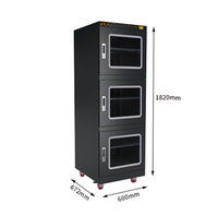 Armoire sèche X2B-600 Dr.Storage 5% HR pour le stockage de circuits intégrés, MSD, MBB, PCB