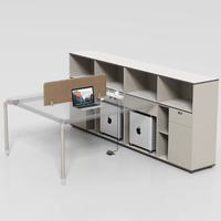 Nuevo Mueble de Oficina Moderno, Estación de Trabajo con División, Mesa para Personal, Cubículo Modular