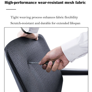 Silla de entrenamiento de malla de almacenamiento flexible con ruedas Silla DE TRABAJO DE MALLA plegable ergonómica para oficina y sala de reuniones - Product Image 2