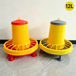 Comederos <span class=keywords><strong>y</strong></span> Bebederos de Plástico para Pollos de Todos los Tamaños (9L, 12L, 20L, 22L), <span class=keywords><strong>Comedero</strong></span> Automático para Pollos, Patos, Gansos, Aves, Codornices <span class=keywords><strong>y</strong></span> Palomas - Product Image 1
